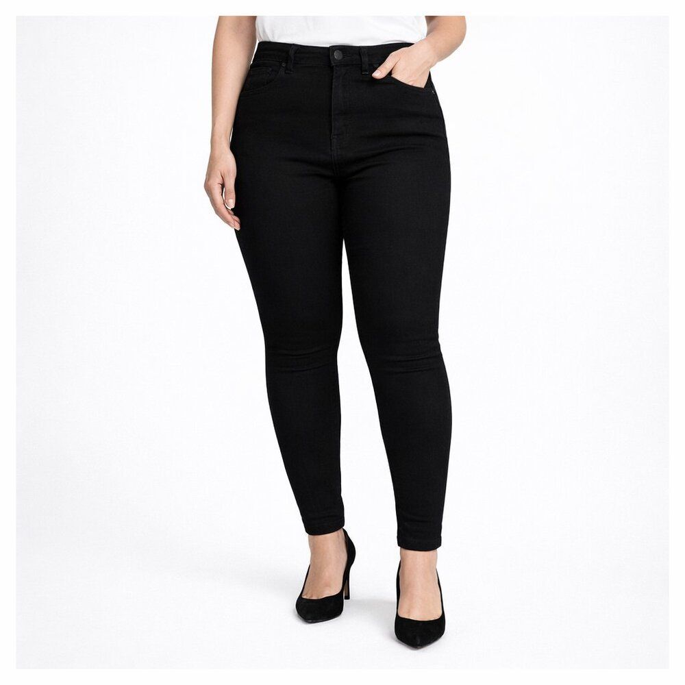 J. Jill Denim Leggings Size 14 High Rise Premium-Flex NWOT